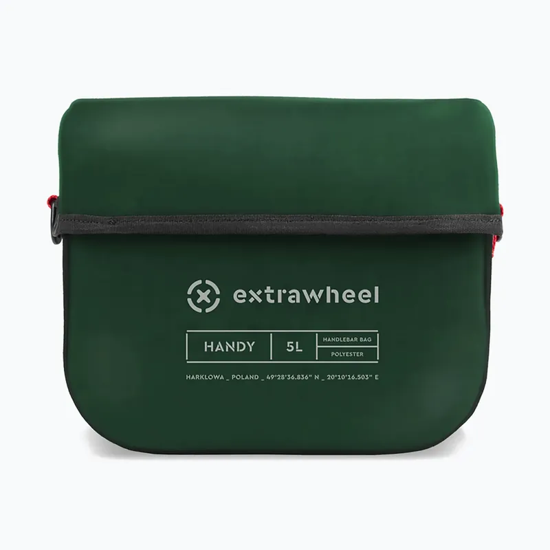 Super Cena Brašna na řídítka Extrawheel Handy 5 l green/black