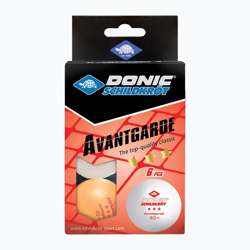 DONIC Schildkröt 3-Star Avantgarde míčky na stolní tenis Poly 40+6 ks barva 608533 Vysoce Kvalitní