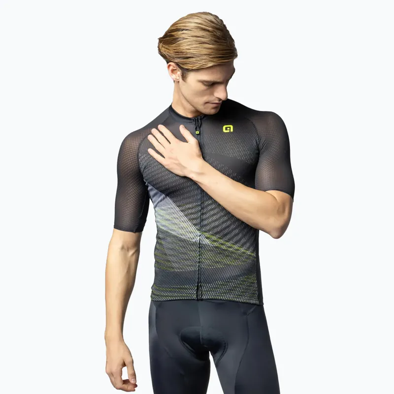 Originální Pánský cyklistický dres Alé Connect black