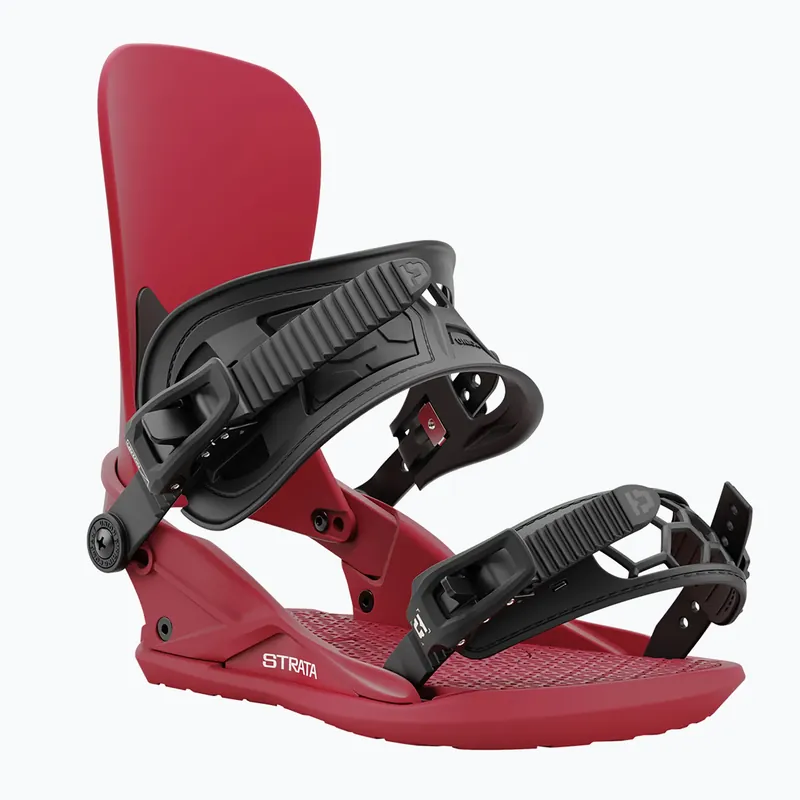 Pánské snowboardové vázání Union Strata burgundy Cenově Výhodný