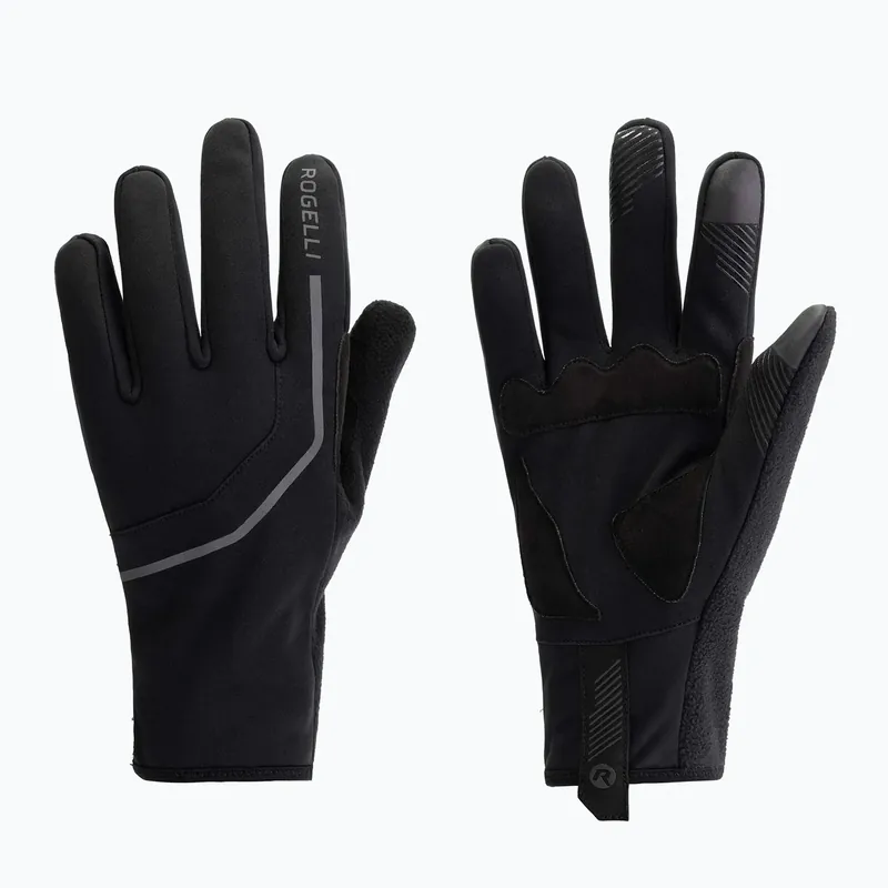 Tovární Cena Pánské cyklistické rukavice Rogelli Apex Winter Windproof black