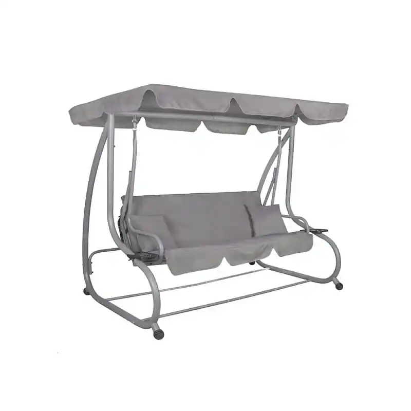 Must-Have Zahradní houpačka SPRINGOS VENEZIA 3-místná, šedá