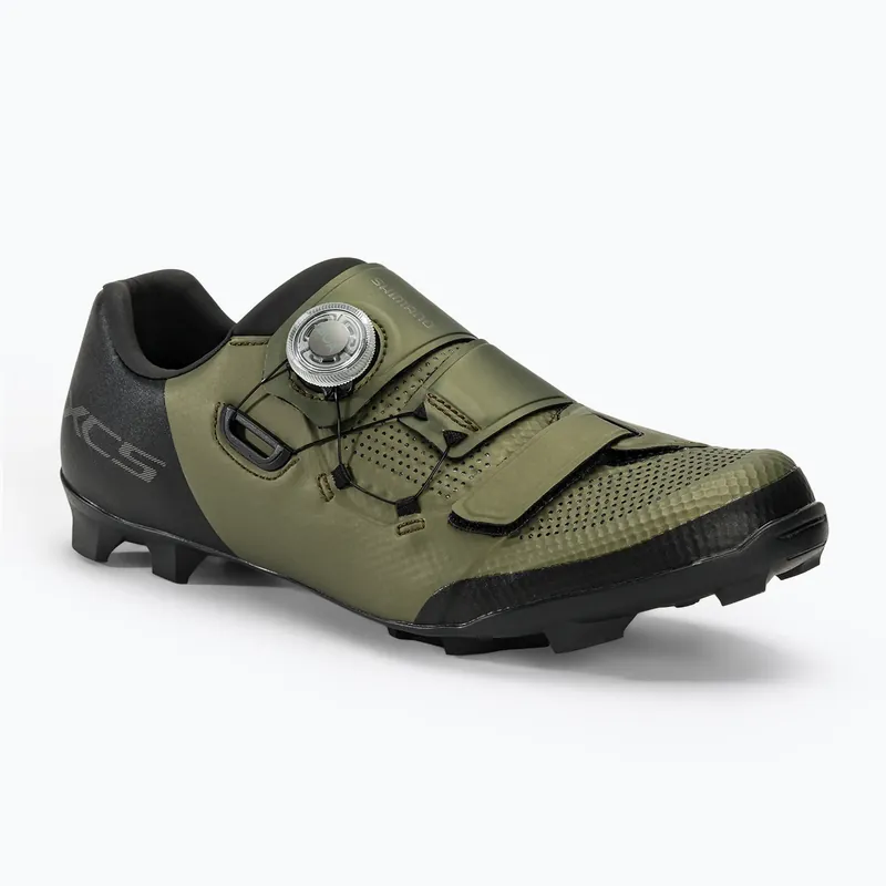 Pánské MTB cyklistické tretry Shimano SH-XC502 moss green Nízká Cena