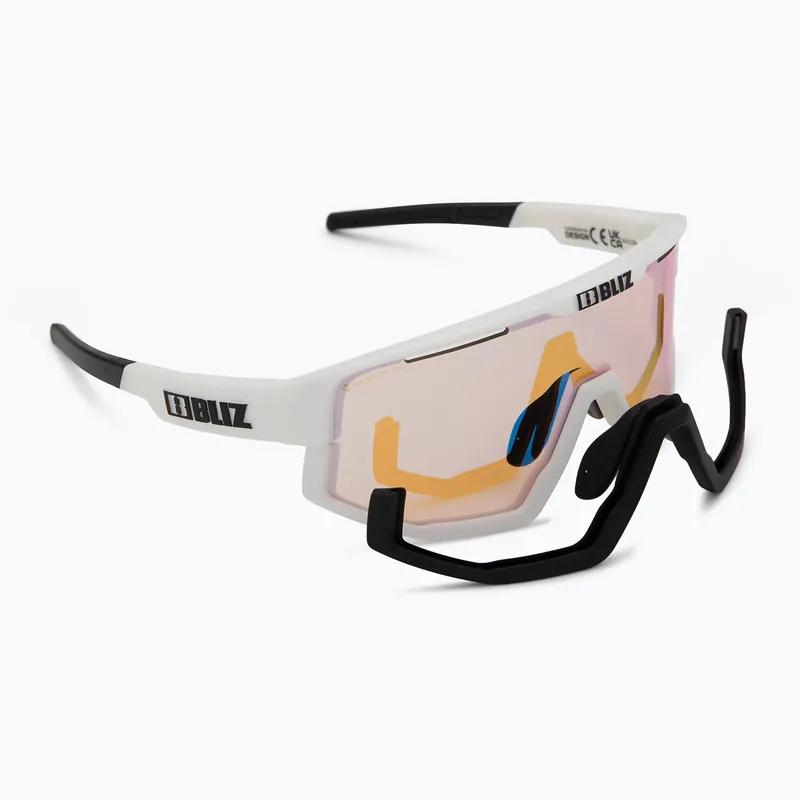 Super Cena Sluneční brýle Bliz Fusion Small Nano Optics Nordic Light matt white/coral/orange blue
