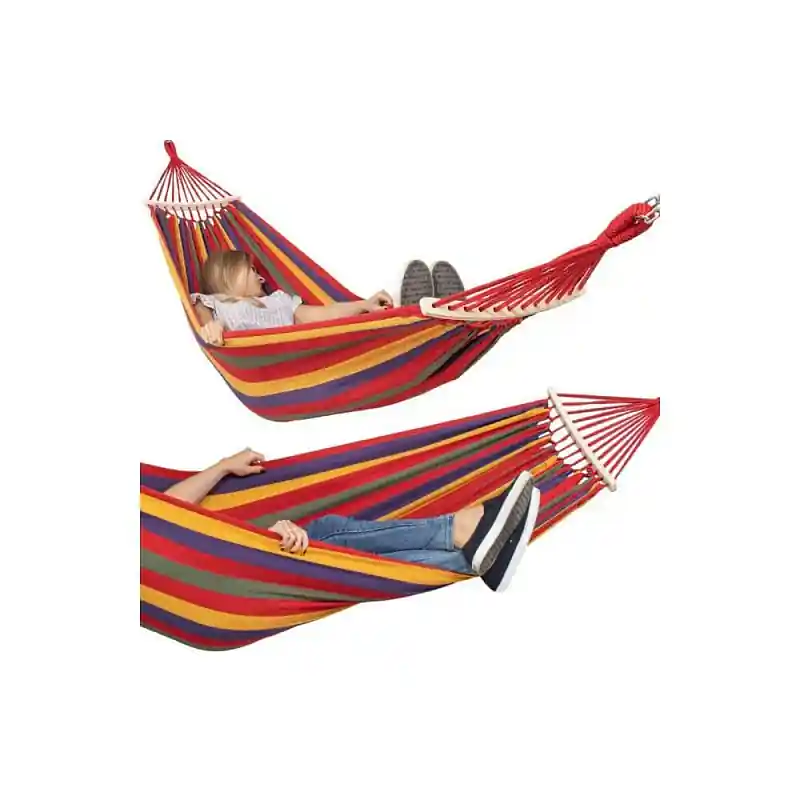 Houpací síť 200x100 cm, multicolor SPRINGOS NIZZA Značkový