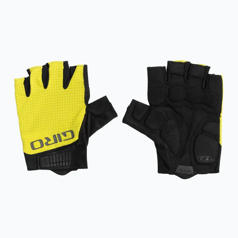 Omezená Nabídka Pánské cyklistické rukavice Giro Bravo Gel II highlight yellow