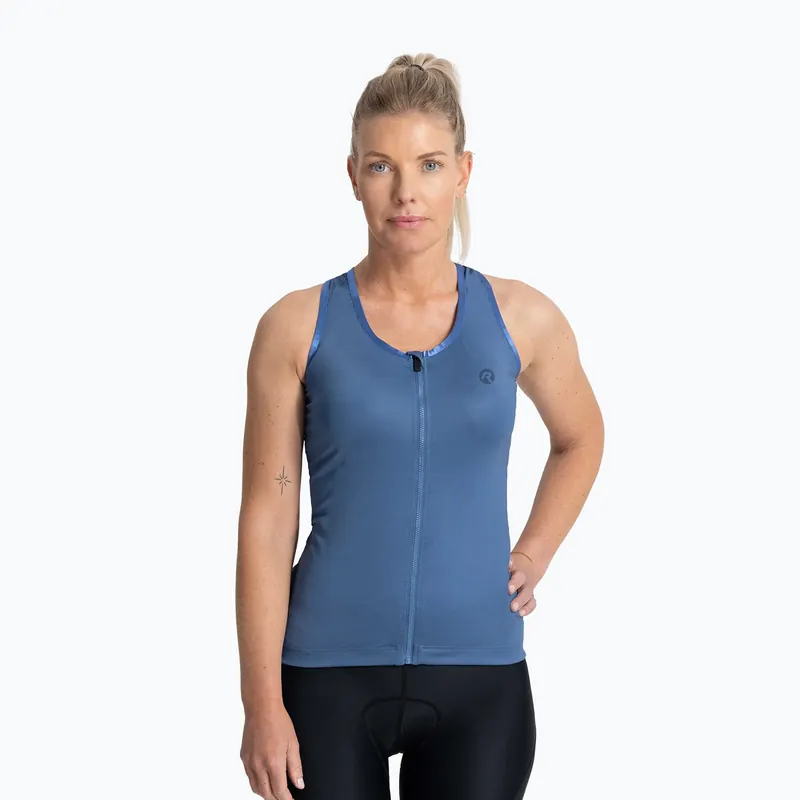 Nejprodávanější Dámské cyklistické tílko tank top Rogelli Abbey Tank Top navy