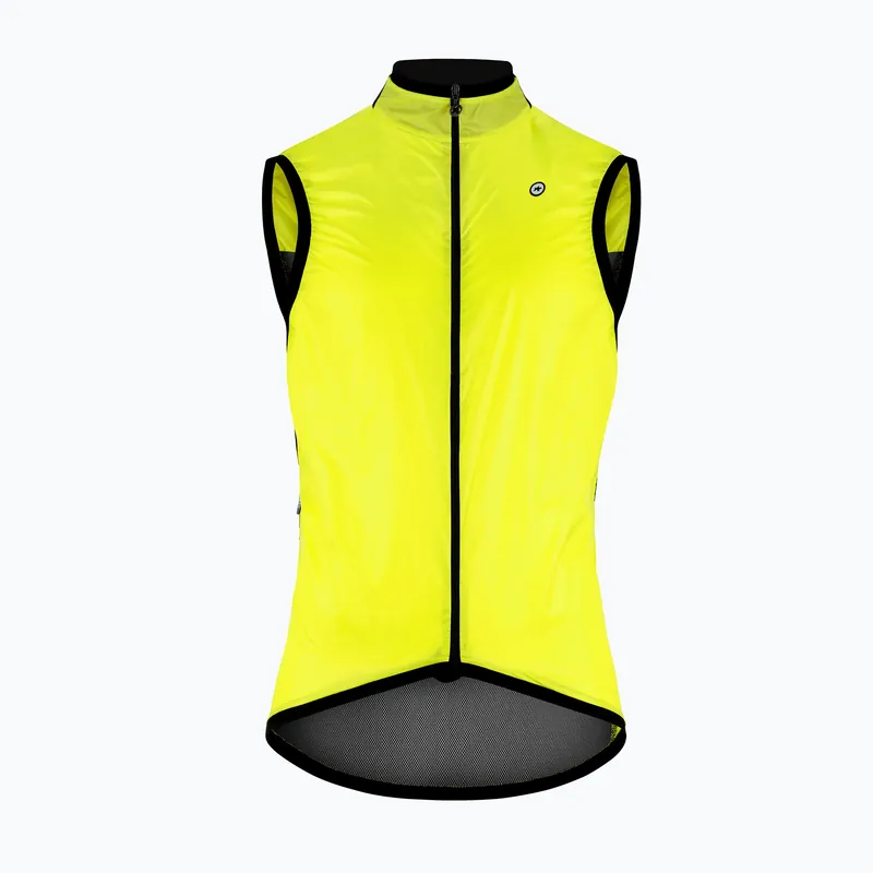Pánská cyklistická vesta ASSOS Mille GT C2 Wind optic yellow Vrácení Zdarma