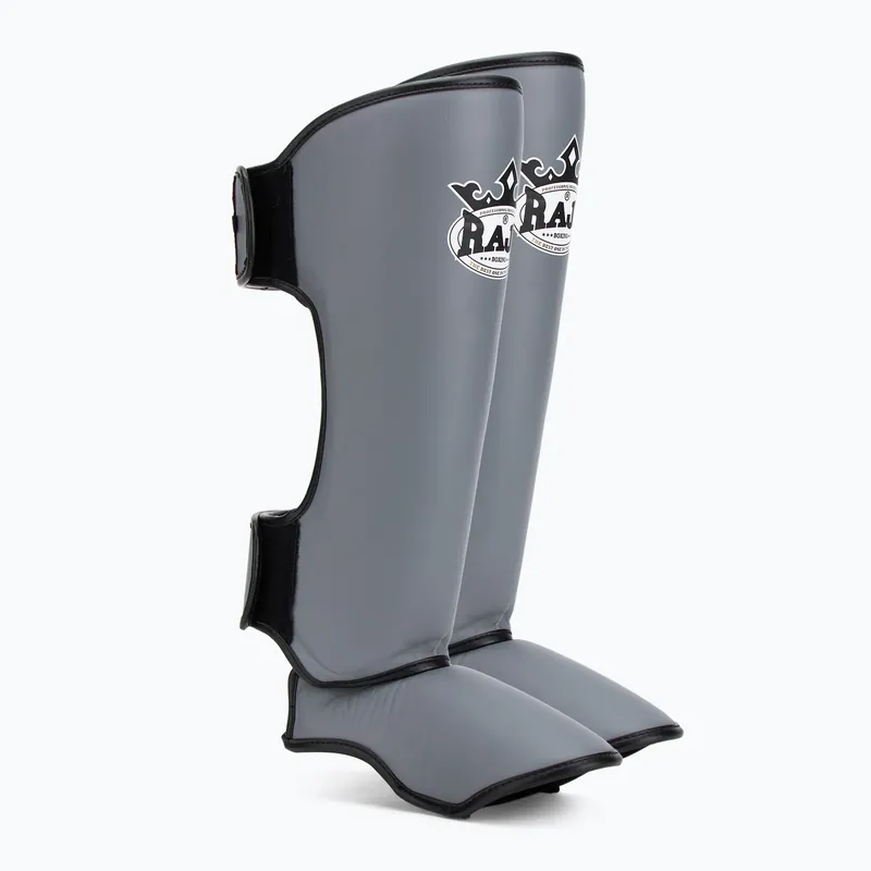 Chrániče holení a chodidel RAJA BOXING Lightweight Shin Guards Genuine Leather grey Přímo Od Výrobce