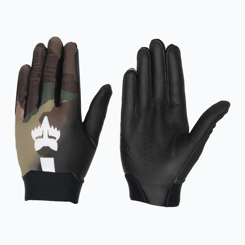 Vysoce Kvalitní Pánské cyklistické rukavice Fox Racing Flexair GM green camo