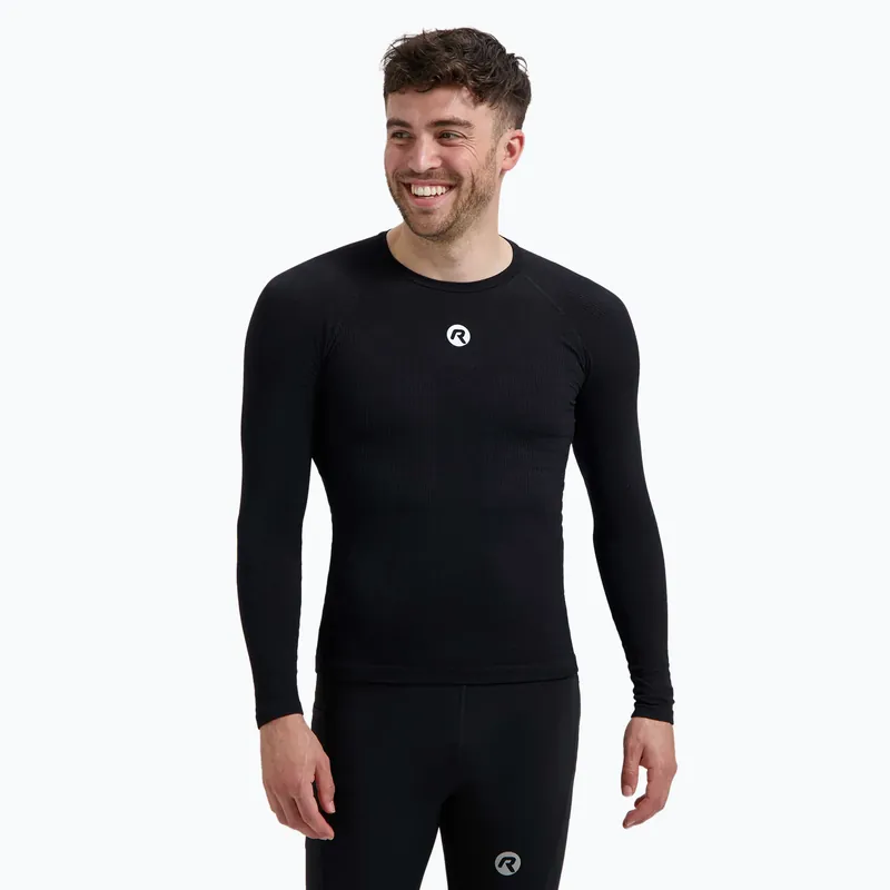 Výhodná Nabídka Cyklistický dres longsleeve Rogelli Core Base Layer 2 ks black