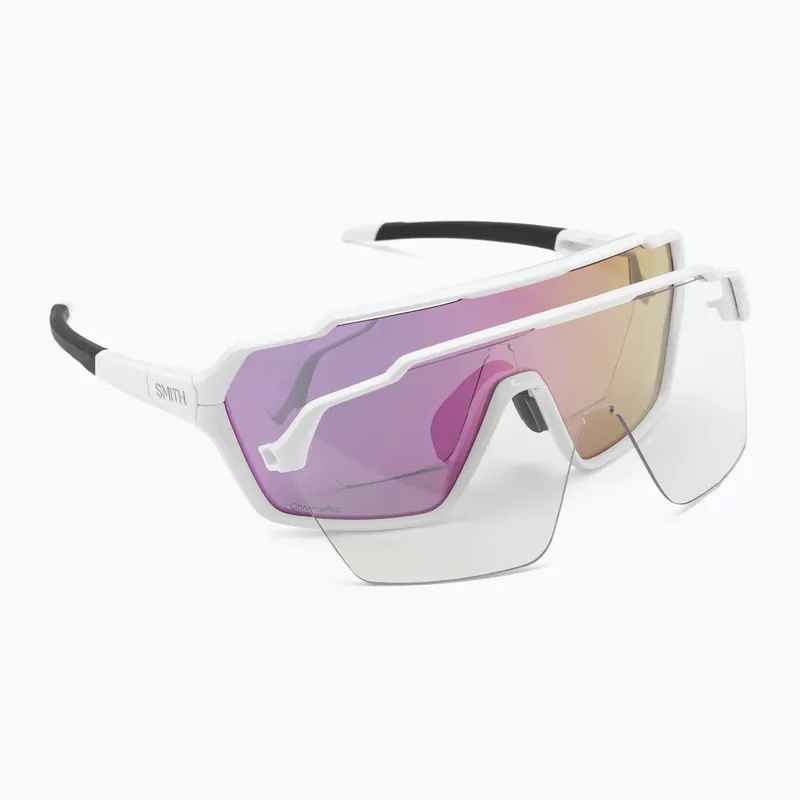 Akce Sluneční brýle Smith Shift MAG white/chromapop violet mirror
