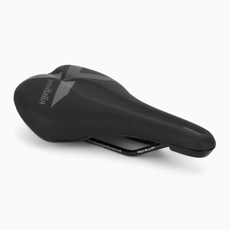 Sedlo na kolo Selle Italia X-Bow, Fec Alloy Rail, Soft-Tek black Hit Sezóny