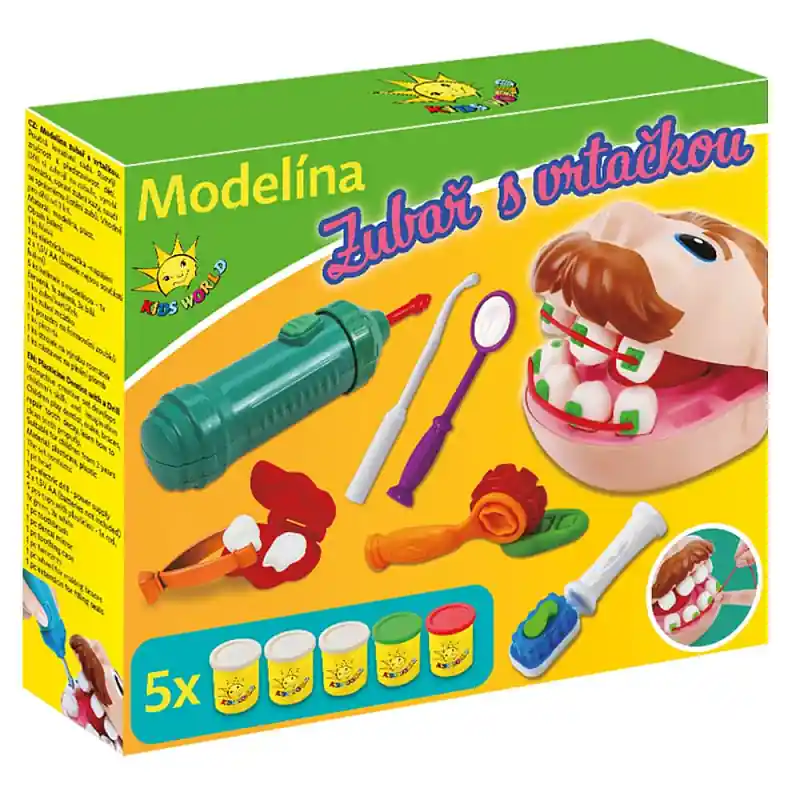 Modelína zubař s vrtačkou Cenový Hit