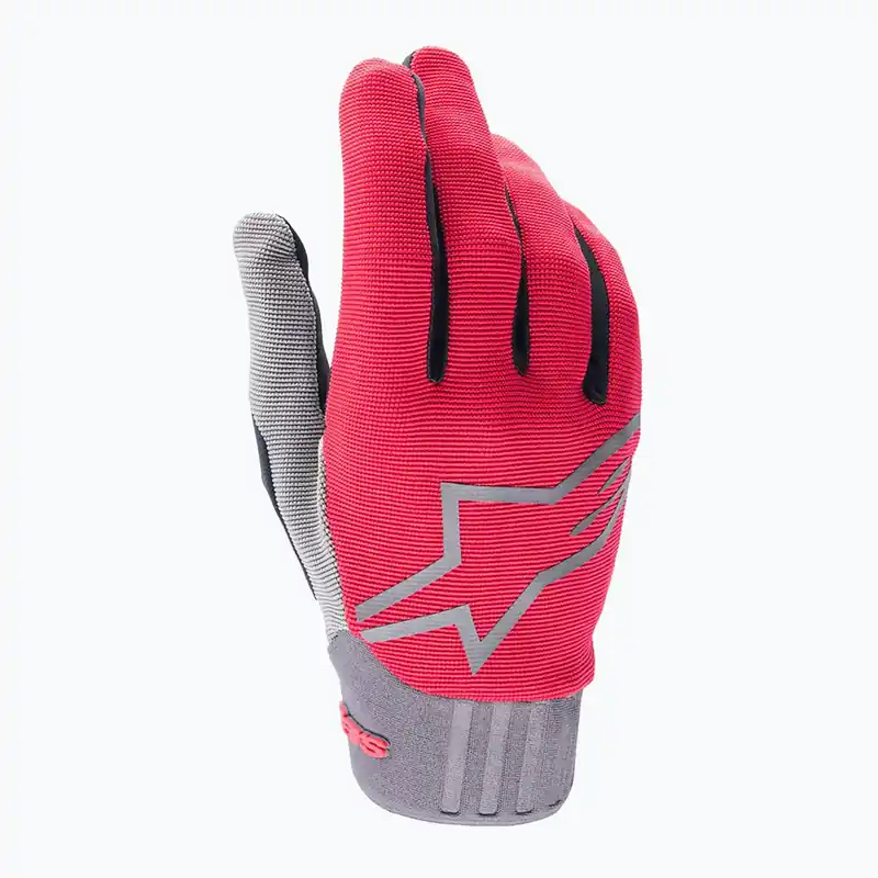 Pánské cyklistické rukavice Alpinestars A-Dura red fluo Rychlé Dodání