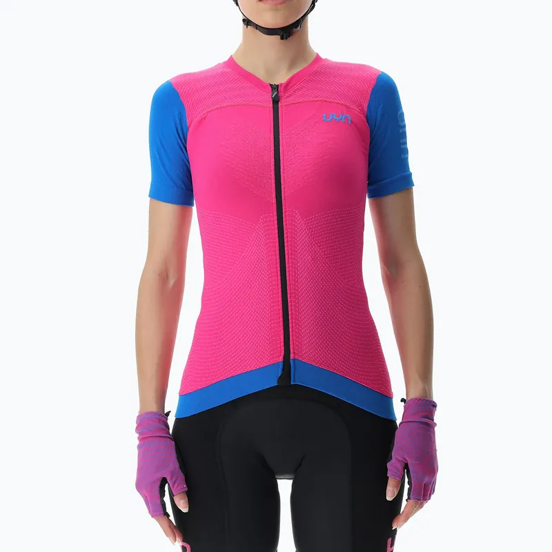 Rychlé Dodání Dámský cyklistický dres UYN Garda magenta/cyan