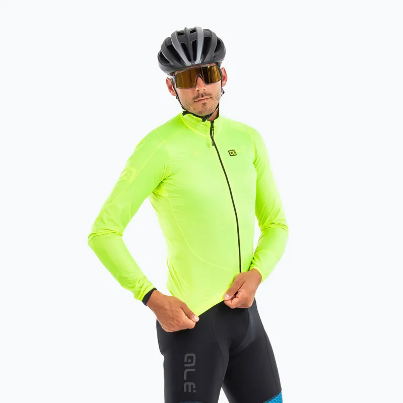 Jen Po Omezenou Doba Pánská bunda na kolo Alé Giubbino Light Pack žlutá L15046019