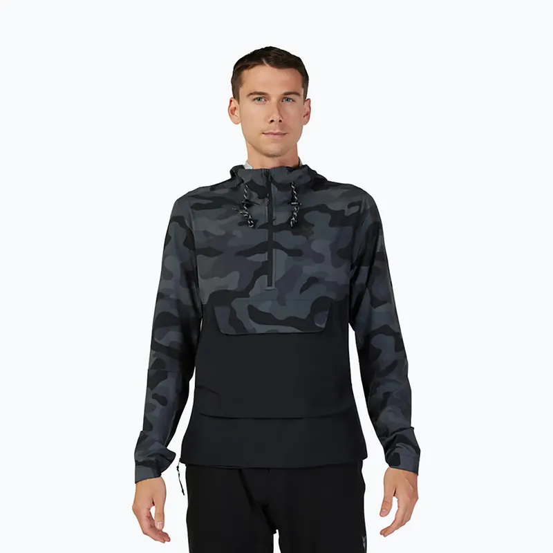 Pánská cyklistická bunda Fox Racing Ranger Wind Pullover black camo Kup Teď
