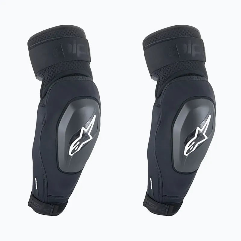 Cyklistické chrániče na lokte Alpinestars A-Impact Plasma Elite Shield Elbow black/white Víkendová Akce