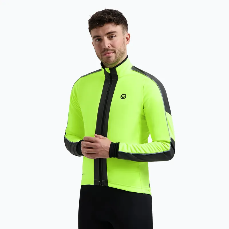 Nejlepší Volba Pánská cyklistická bunda Rogelli Essential Winter Hi Vis yellow