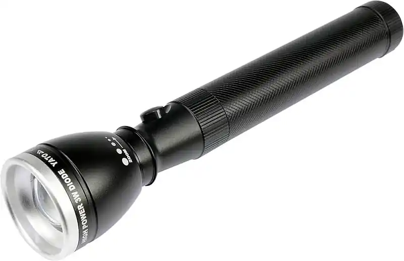 Svítilna BIGGEST voděodolná IP64, fce ZOOM, 130lm, 2xLR14, 228x47mm Originální