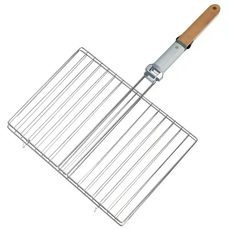 CAMPINGAZ Grilovací rošt 35 x 25 cm s dřevěnou rukojetí 205689 Výprodej