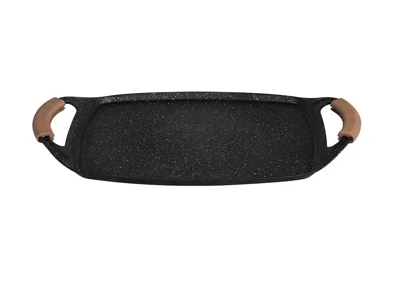 BERLINGERHAUS Grilovací deska s mramorovým povrchem 36 cm Rose Gold Metallic Line BH-1598 Oblíbený