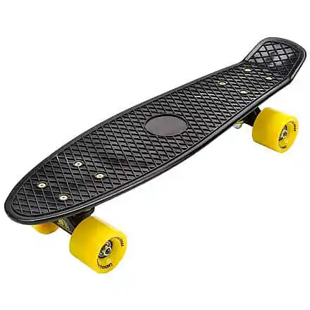 Cenový Hit Flip plastový skateboard černá