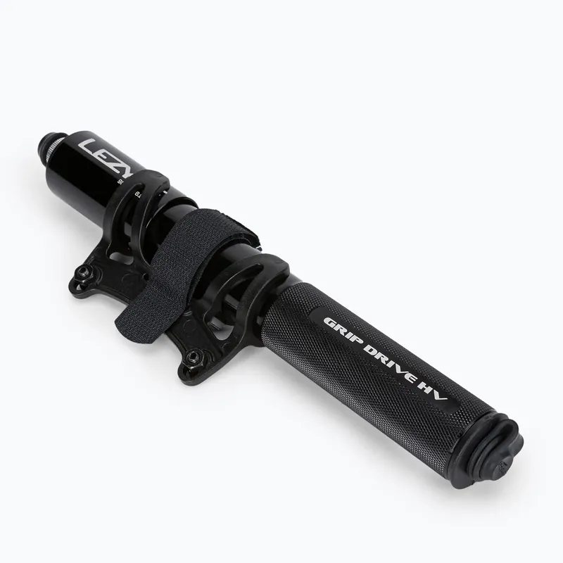 Pumpa na kolo Lezyne Grip Ddrive HV M Abs Flex presta/schreder 90psi černá LZN-1-MP-GRIPHV-V1M04 Vysoce Kvalitní