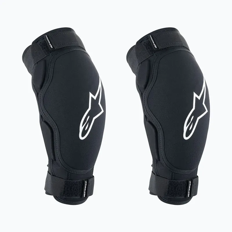 Cyklistické chrániče na lokte Alpinestars A-Impact Plasma Pro Elbow black/white Must-Have