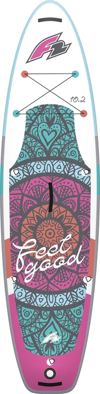 paddleboard F2 Feelgood 10‘2‘‘x31‘‘x6‘‘ - PINK Originální