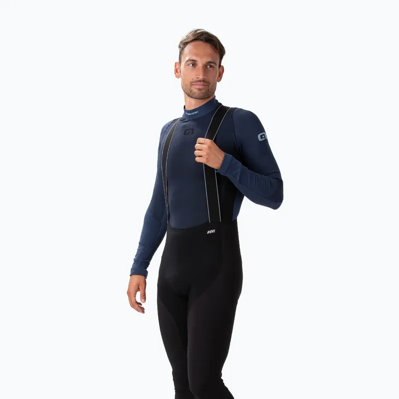 Cyklistické kalhoty pánské Alé Clima Warm Plus bibtights černé L23042401 Akční Nabídka