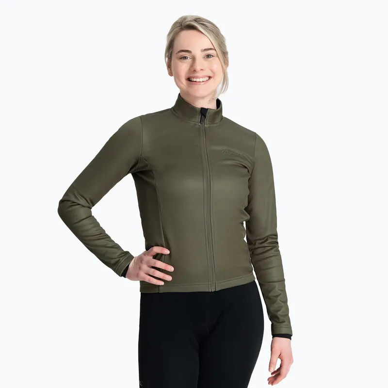 Dámská cyklistická bunda Rogelli Core Winter green Jen Po Omezenou Doba