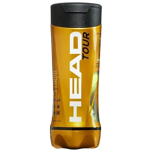 Tenisové míčky HEAD TOUR 3ks Vysoce Kvalitní