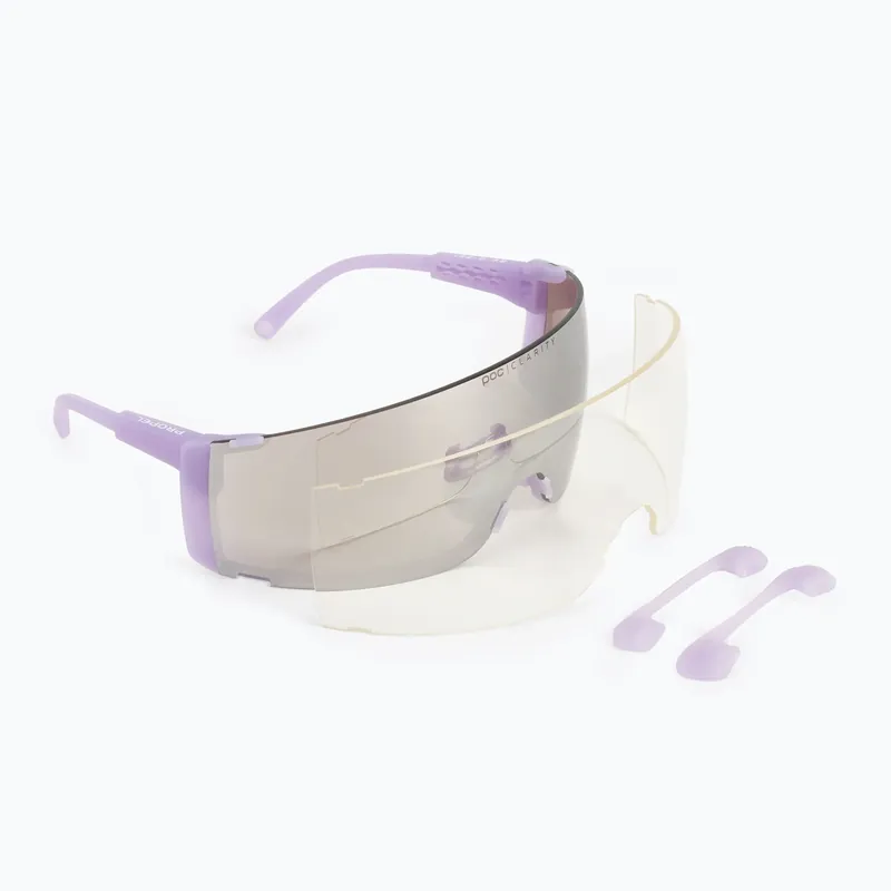 Brýle na kolo POC Propel purple quartz translucent/clarity road silver Horká Nabídka