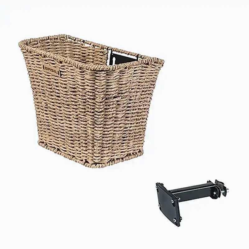 Přední košík na kolo Basil Bremen Rattan Look FM+FM Stem Holder seagrass Nakupujte Hned