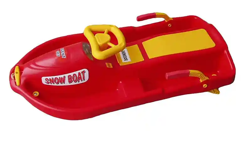 Snow Boat řiditelný bob - červený Kup Teď
