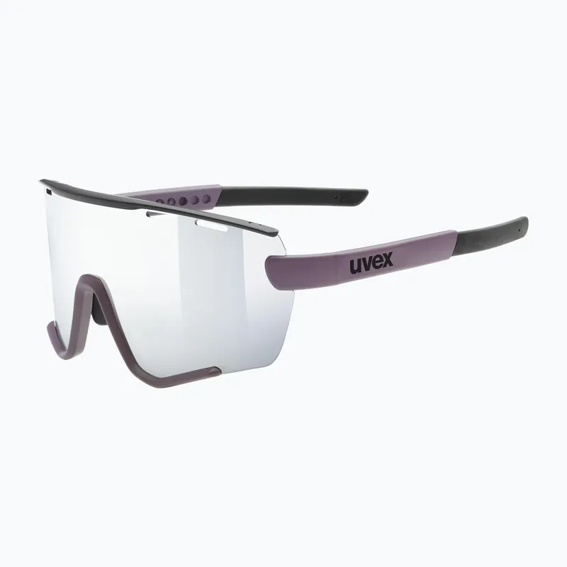 Koupit Online Sluneční brýle UVEX Sportstyle 236 Small Set plum black matt/mirror silver/clear