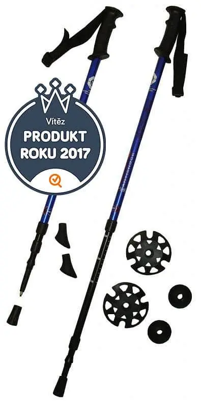 Poslední Šance ACRA LTH130 Trekingové hole - 1 pár s příslušenstvím