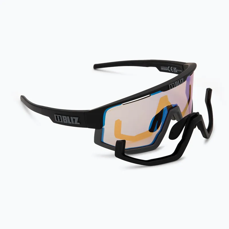 Sluneční brýle Bliz Fusion Small Nano Optics Nordic Light matt black/coral/orange blue Zlevněný