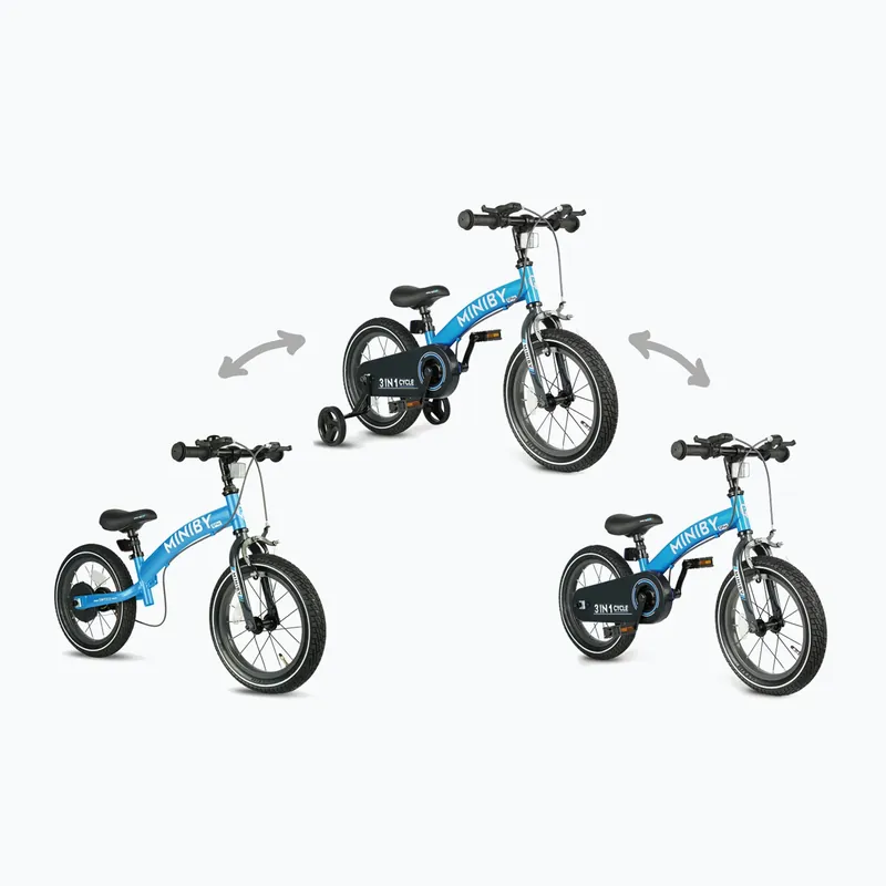Cenově Výhodný Dětské kolo Qplay Miniby 3v1 blue