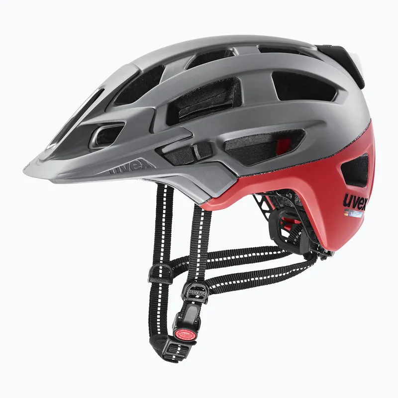 Kup Teď Cyklistická přilba UVEX Finale Light 2.0 stříbrná/červená matná
