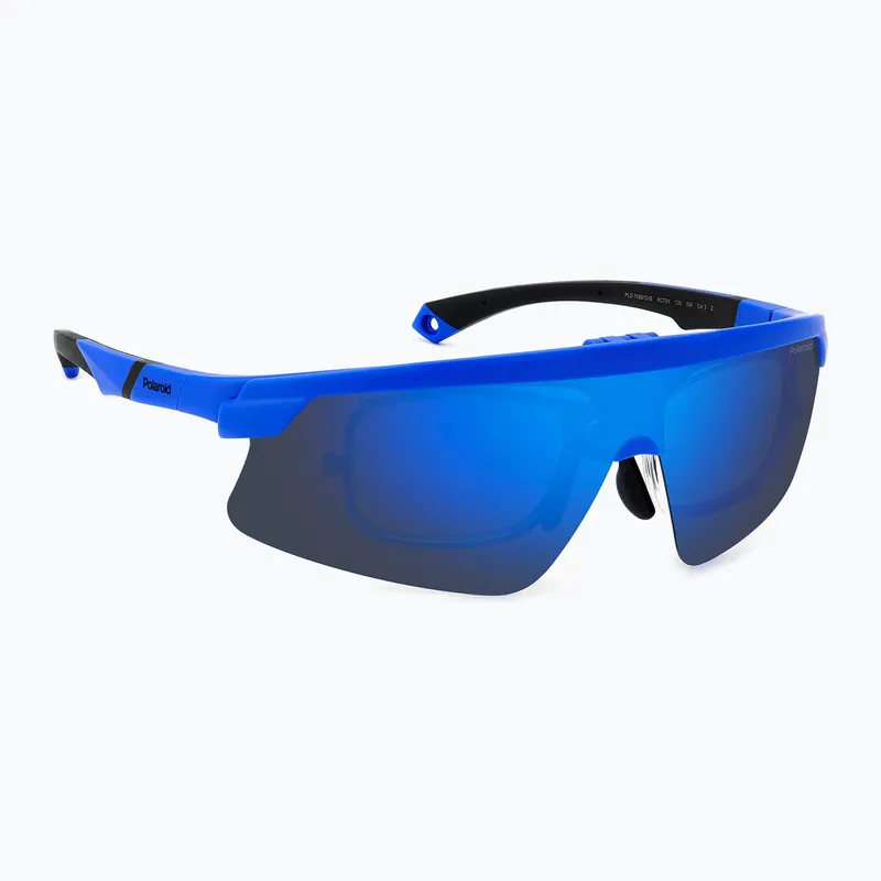 Horká Nabídka Pánské sluneční brýle Polaroid PLD 7056/CI/S matt blue/blue mirror polarized