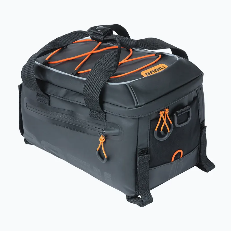 Brašna na kolo Basil Miles Tarpaulin 7 l black/oranfe Výhodná Nabídka