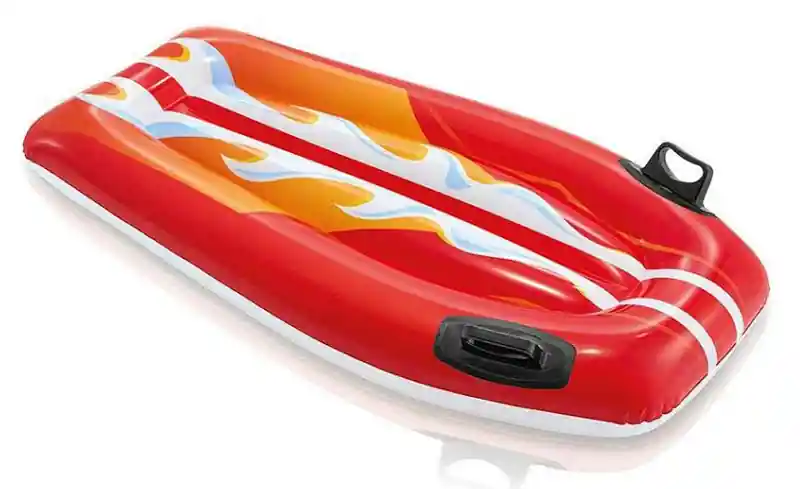 Matrace - plovací s úchyty Intex - červená Super Cena