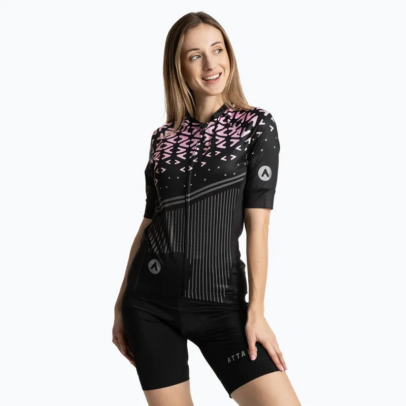 Dámský cyklistický dres ATTABO Tevi WMNS black/pink Ihned K Objednání