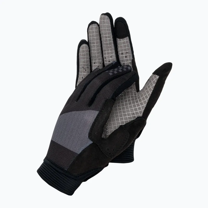 Pánské cyklistické rukavice Northwave Air Lf Full Finger 91 black/grey C89202331 Pouze Dnes