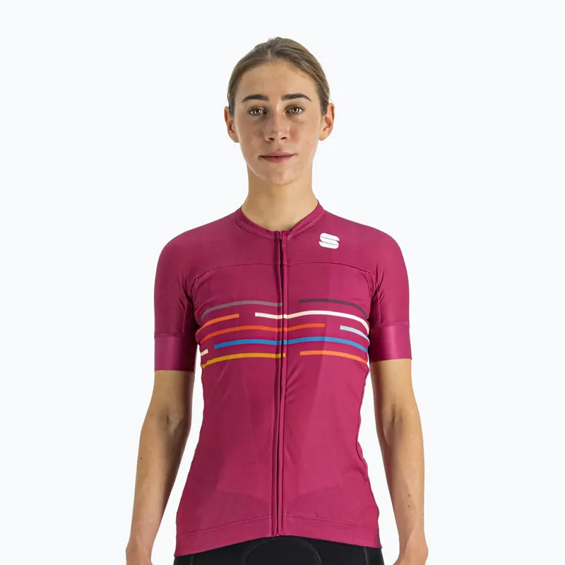 Finální Výprodej Sportful Vélodrome dámský cyklistický dres růžový 1121032.543