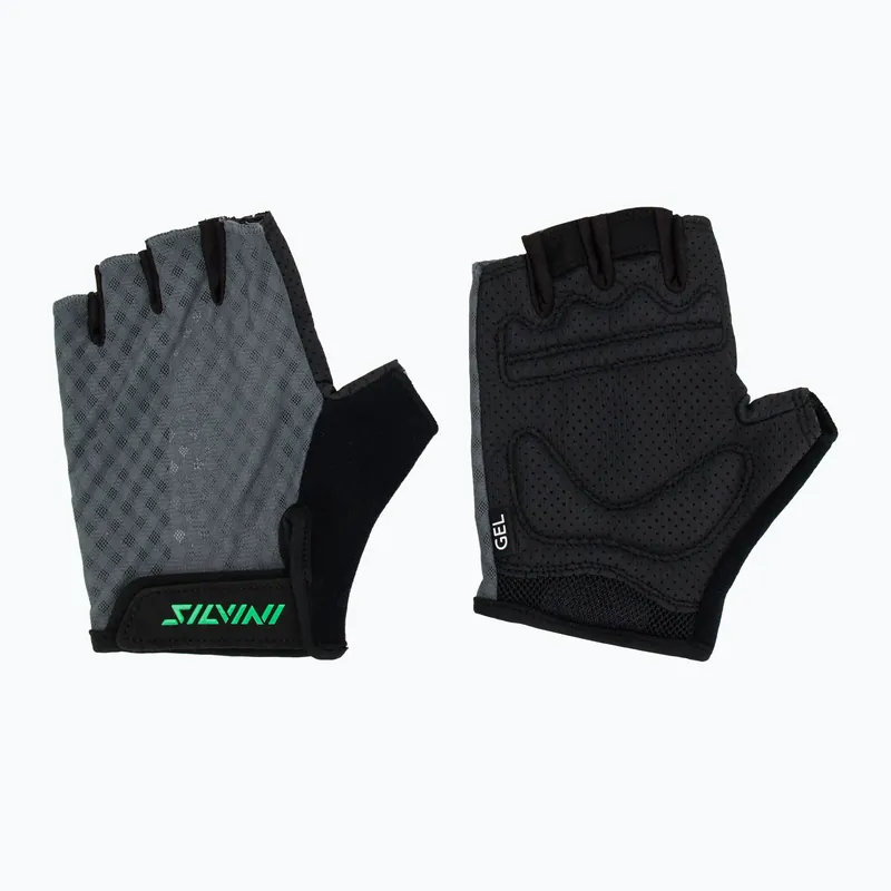 Kup Teď Pánské cyklistické rukavice SILVINI Gaiono grey/green