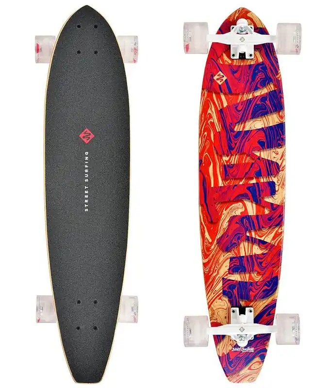 Longboard Street Surfing CUT KICKTAIL 36” Streaming Finální Výprodej